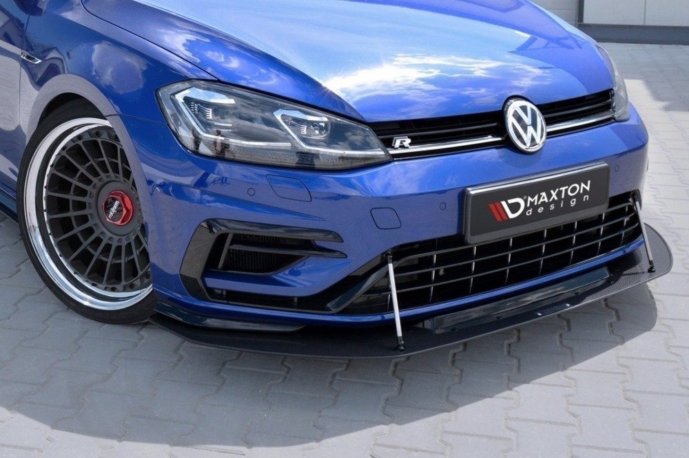 MAXTON DESIGN HYBRID FRONT RACING SPLITTER VW GOLF 7 R / R-LINE FACELIFT