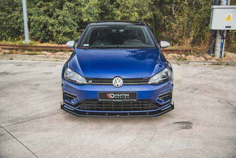 MAXTON DESIGN RACING DURABILITY FRONT SPLITTER + FLAPS VW GOLF 7 R / R-LINE FACELIFT