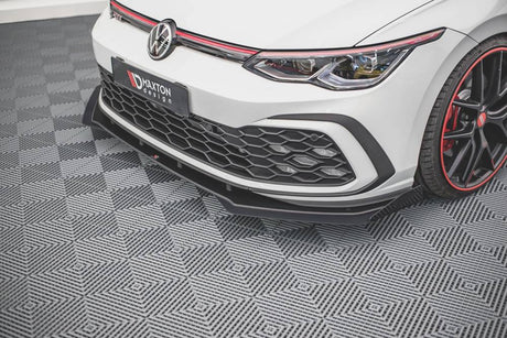 MAXTON DESIGN RACING DURABILITY FRONT SPLITTER + FLAPS VOLKSWAGEN GOLF 8 GTI / R-LINE