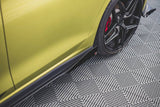 MAXTON DESIGN RACING DURABILITY SIDE SKIRTS DIFFUSERS + FLAPS VOLKSWAGEN GOLF 8 GTI / GTI CLUBSPORT / R-LINE