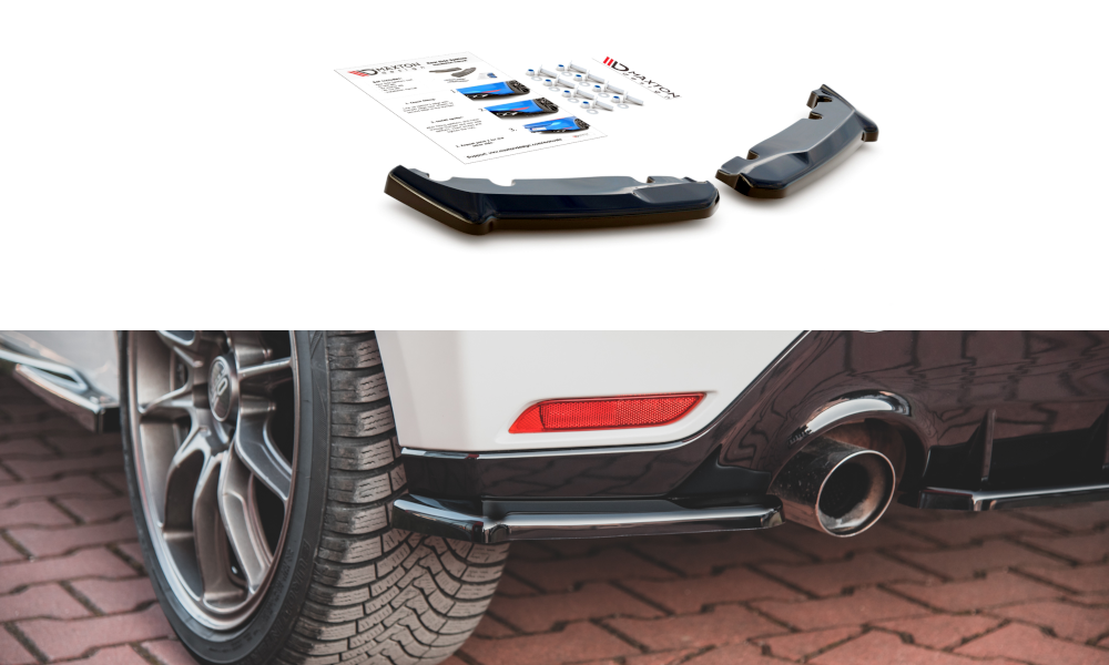 Maxton Design Rear Side Splitters V1 Toyota Yaris GR Mk4 (2020-)