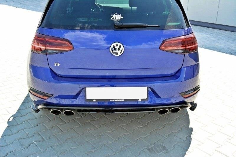 MAXTON DESIGN REAR SIDE SPLITTERS VW GOLF 7 R / R-LINE FACELIFT