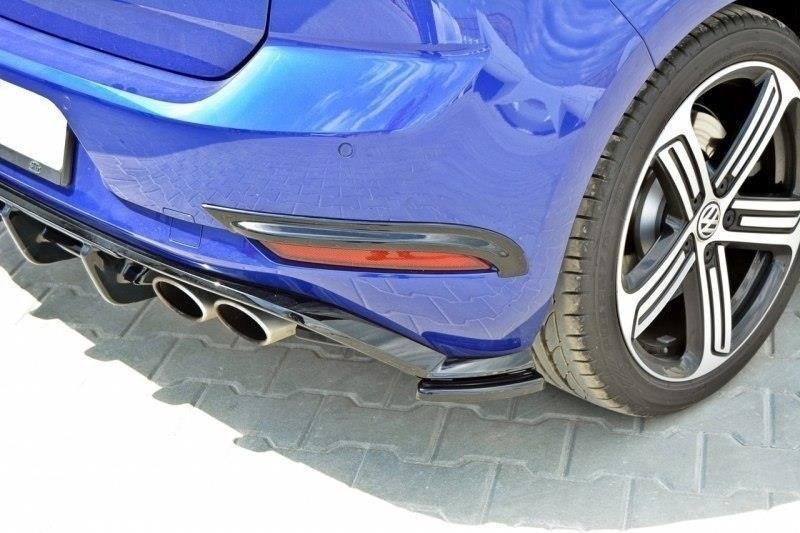 MAXTON DESIGN REAR SIDE SPLITTERS VW GOLF 7 R / R-LINE FACELIFT