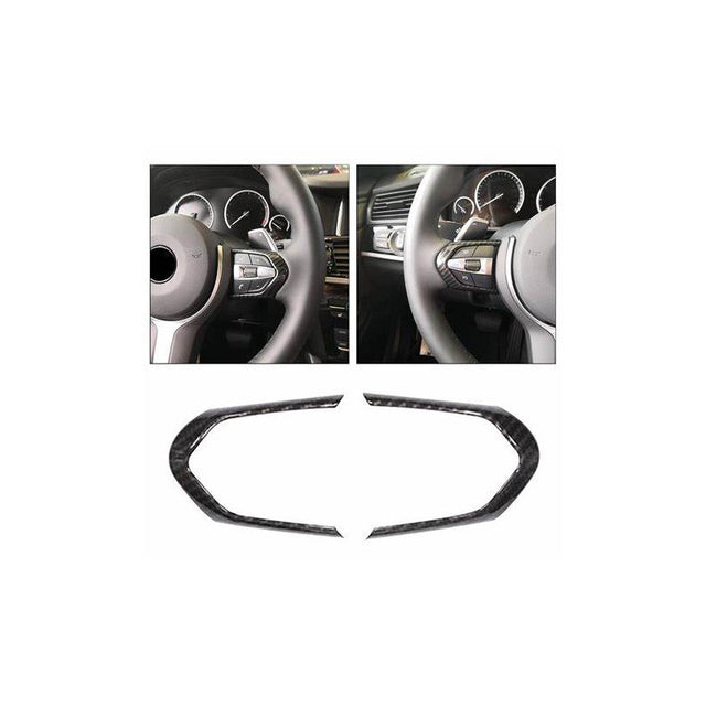 F-series carbon fiber steering button trim