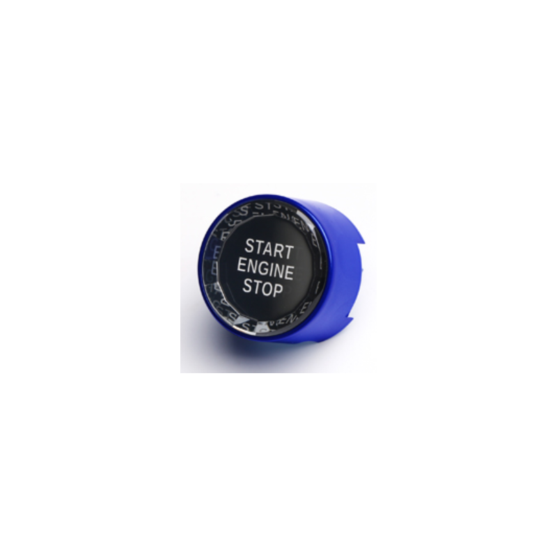 F-Series crystal start button (blue)