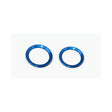 F30 front / rear badge logo aluminium ring (blue)