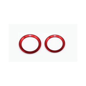 F30 front / rear badge logo aluminium ring (red)
