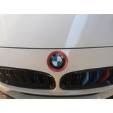 F30 front / rear badge logo aluminium ring (red)
