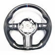 F20 F22 F30 F32 F-Series OHC carbon fiber steering wheel w/buttons w/paddles 