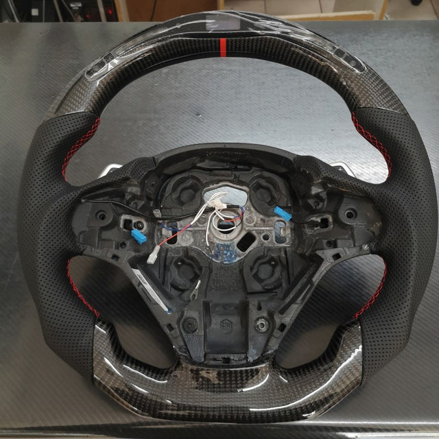 F20 F22 F30 F32 F-series non sport OHC carbon fiber steering wheel w/LED