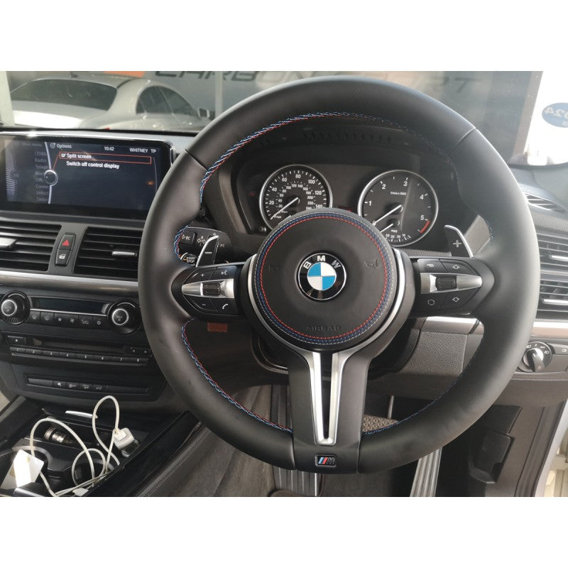 E82 E87 E90 E92 E70 E71 steering wheel w/M stitching w/trim w/buttons