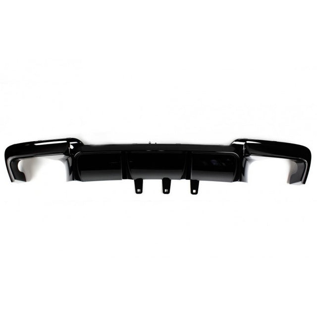 F10 M5 DTM-style gloss black rear diffuser