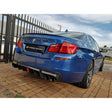 F10 M5 F1 style carbon fiber diffuser w/LED
