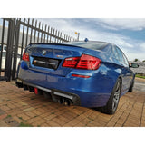 F10 M5 F1 style carbon fiber diffuser w/LED