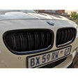 F10 M5 style dual slat gloss black grille
