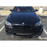 F10 M5 V style carbon fiber front lip
