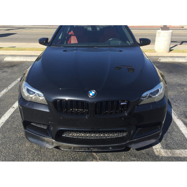 F10 M5 V style carbon fiber front lip