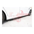 F10 Mtech carbon fiber side skirts