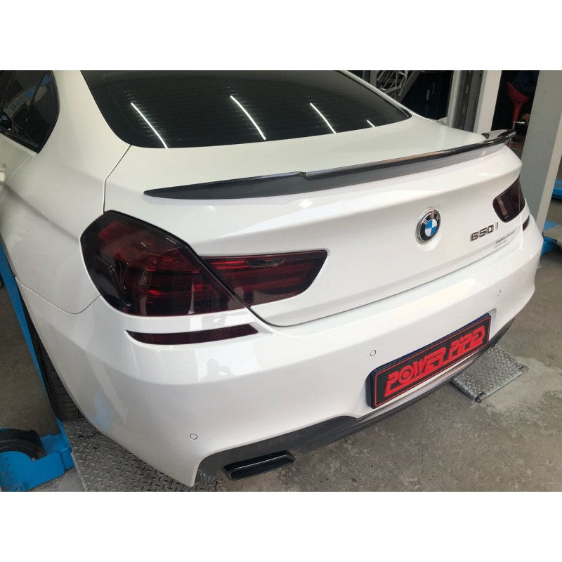 F06 4D Grand coupe V style carbon fiber boot spoiler
