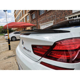 F12 2D Coupe V style carbon fiber boot spoiler