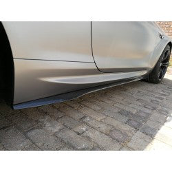 F12 2D COUPE V-STYLE CARBON FIBER SIDE SKIRTS