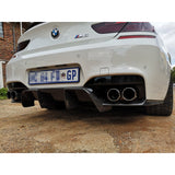 F12 F13 F06 M6 V style carbon rear diffuser