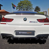 F12 Mtech P style carbon fiber rear diffuser