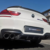 F12 Mtech P style carbon fiber rear diffuser
