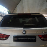 F15 X5 MP style gloss black roof spoiler