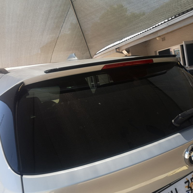 F15 X5 MP style gloss black roof spoiler