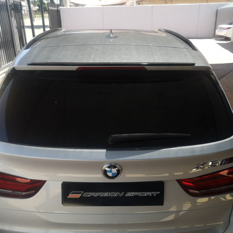 F15 X5 MP style gloss black roof spoiler