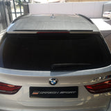 F15 X5 MP style gloss black roof spoiler