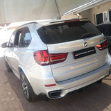 F15 X5 MP style gloss black roof spoiler