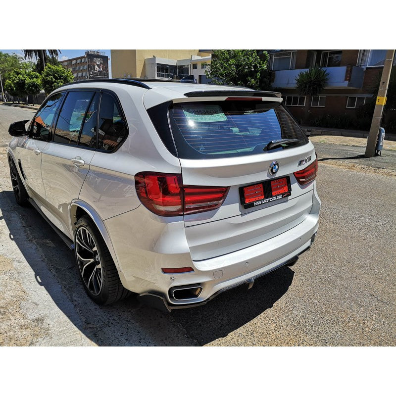 F15 X5 MP style carbon fiber boot spoiler