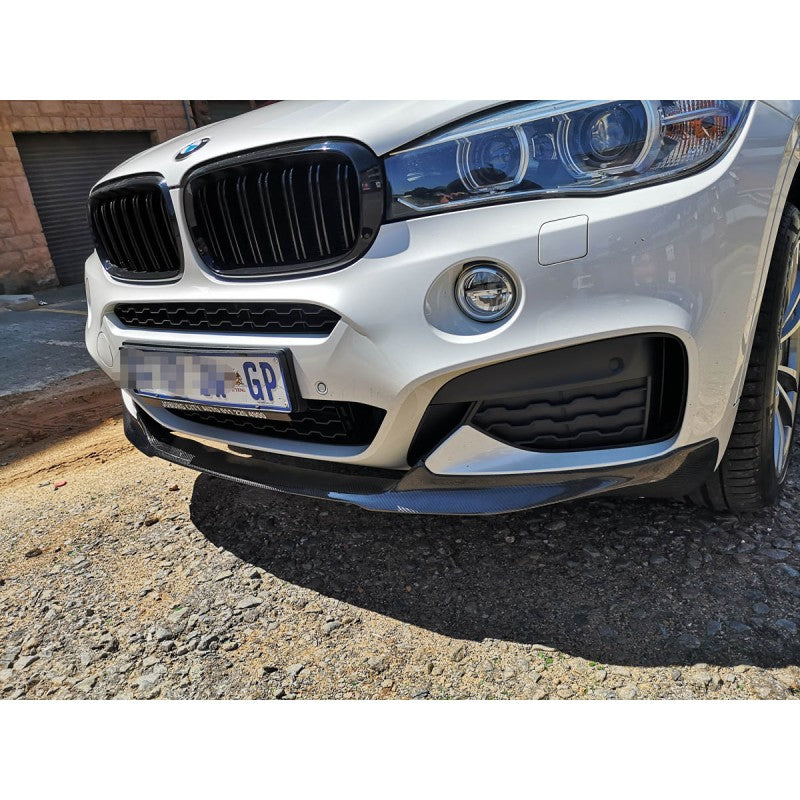 F16 X6 P style carbon fiber front lip