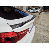 F16 X6 P style (OE) carbon fiber boot spoiler
