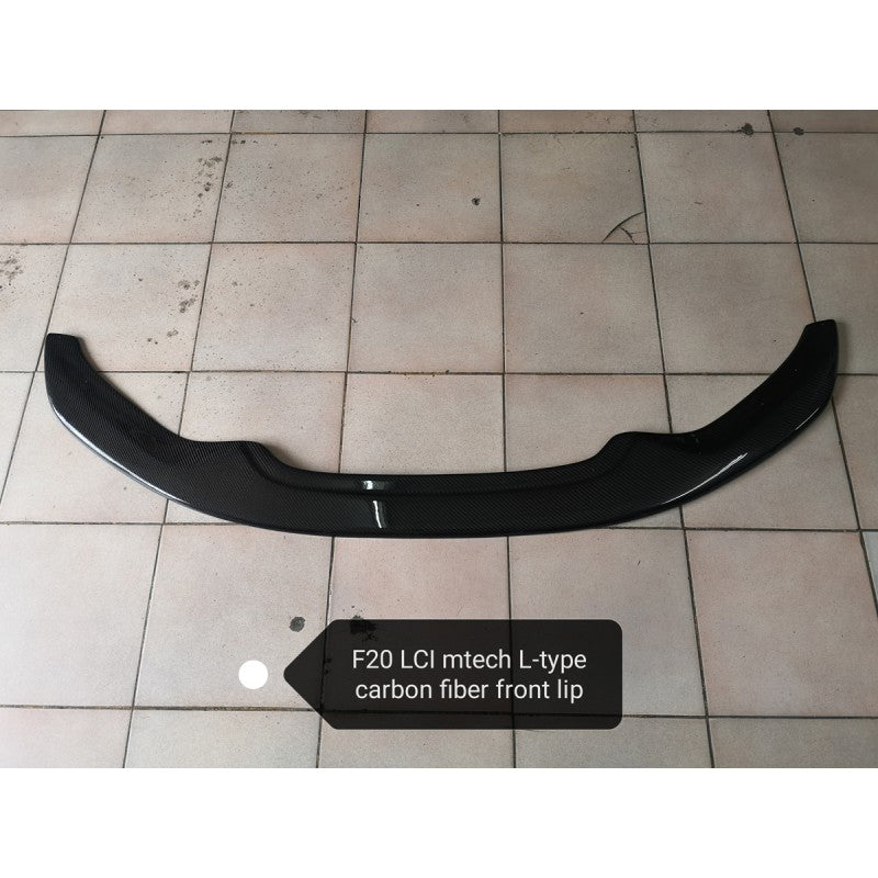 F20 LCI Mtech 16-18 L-style carbon fiber front lip
