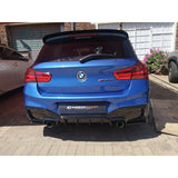 F20 LCI Mtech 16-18 MX style rear bumper splitters