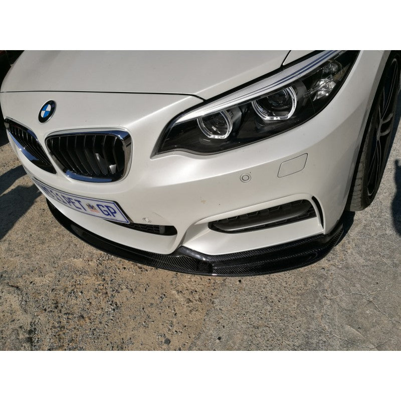 F22 Mtech 3D style carbon fiber front lip