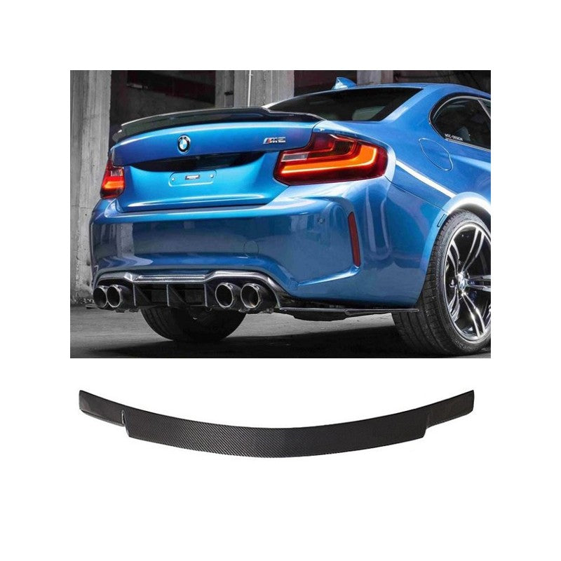 F22 F87 EXO style carbon fiber boot spoiler