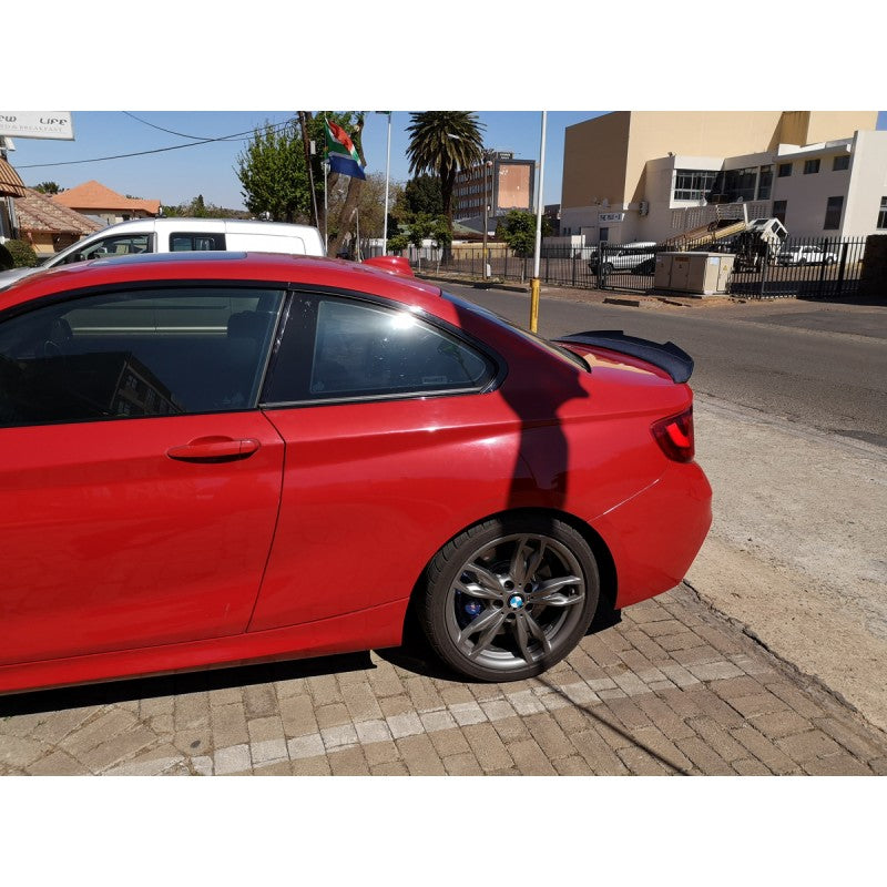 F22 F87 PSM-style carbon fiber boot spoiler