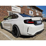 F22 F87 PSM-style carbon fiber boot spoiler