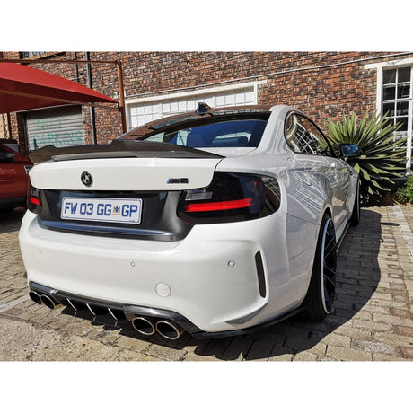 F22 F87 PSM-style carbon fiber boot spoiler