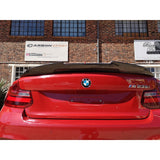 F22 F87 PSM-style carbon fiber boot spoiler