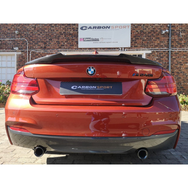 F22 F87 M4 style carbon fiber boot spoiler