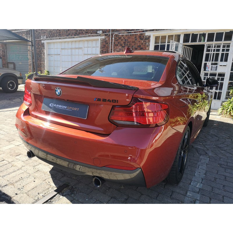 F22 F87 M4 style carbon fiber boot spoiler