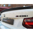 F22 F87 MP style boot spoiler