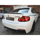 F22 F87 MP style boot spoiler
