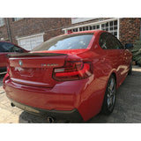 F22 F87 MP style carbon fiber boot spoiler