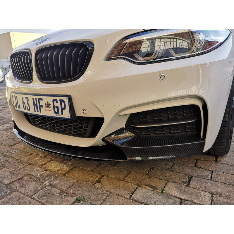 F22 Mtech MP style carbon fiber front lip